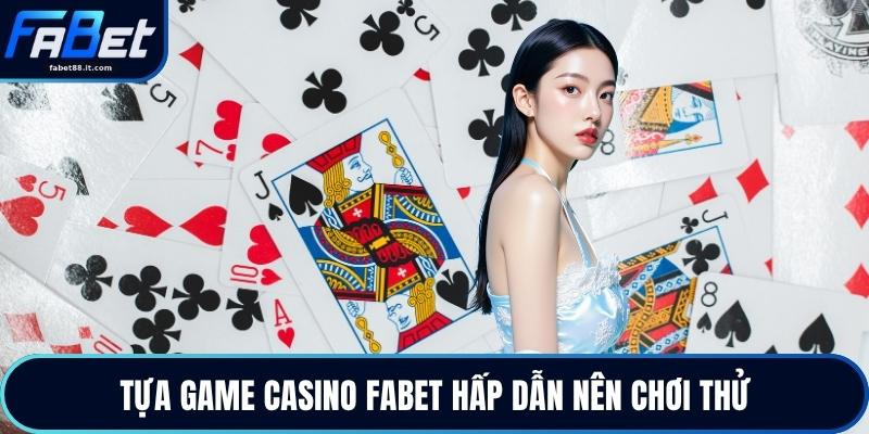 Casino FABET - Không Gian Giải Trí Trực Tuyến Sống Động 
